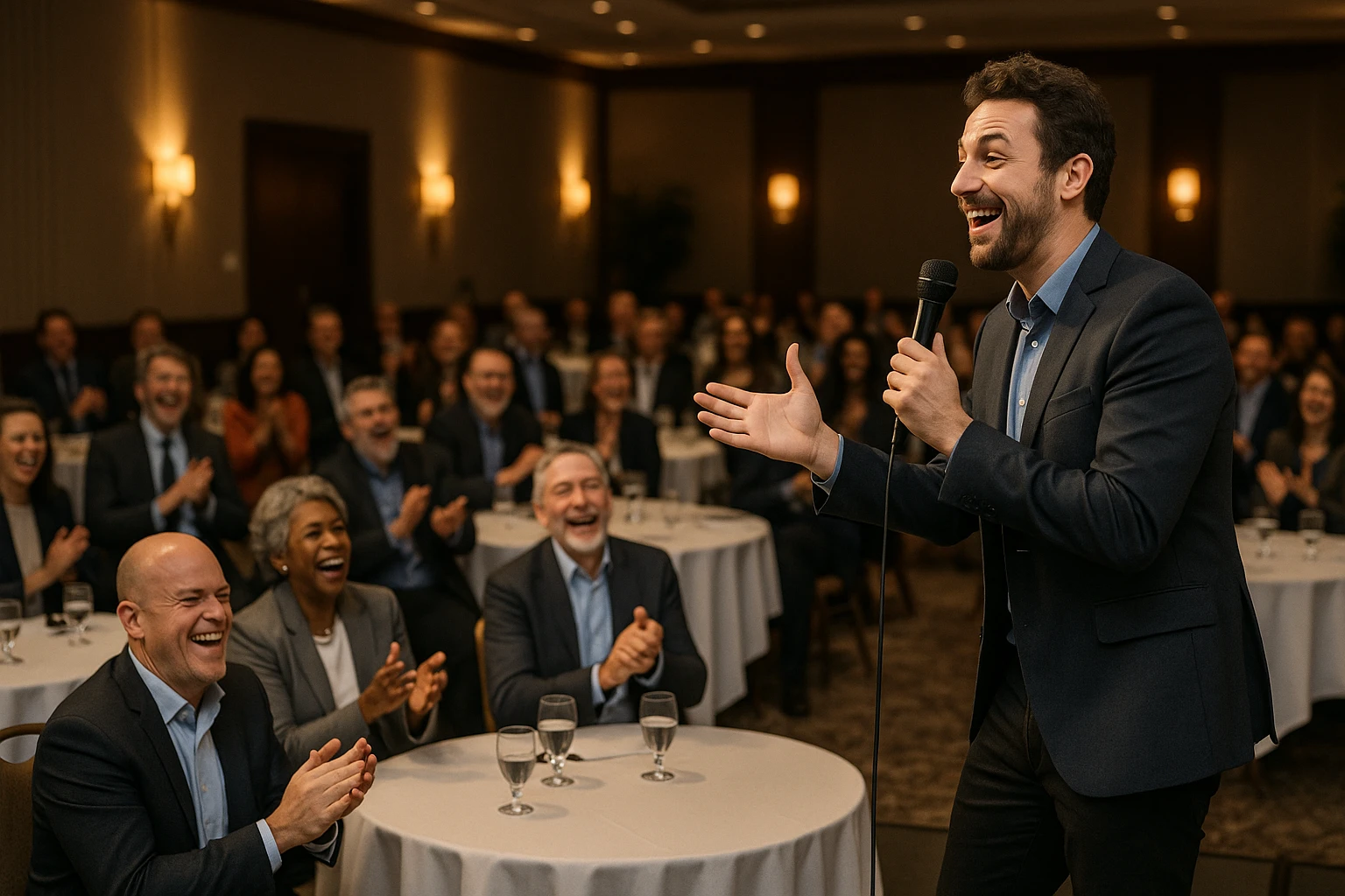 Comedy für Events: Warum ein Comedian euer Firmenevent rettet